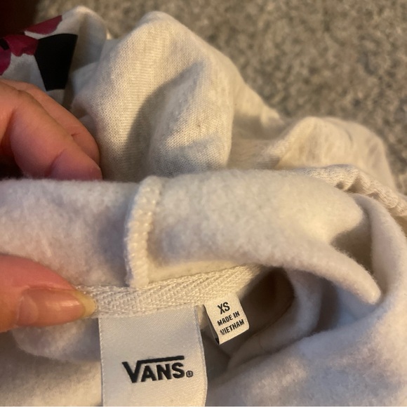 Vans Flower Checkered Hoodie XS Women New without tags - Picture 8 of 8